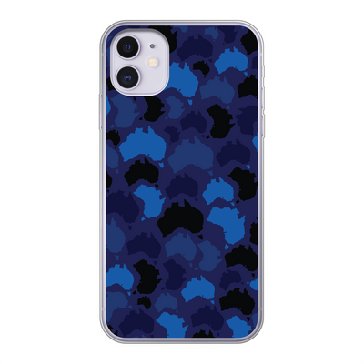 Australia Midnight Back Printed Transparent Soft Phone Case - Custom Camo Clothing - [new_brand] - [camo] - [camoflage] - [apparel] - [location] - [new_brand] - [custom] - [clothing]