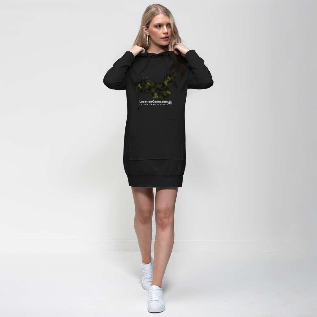 China Forest Premium Adult Hoodie Dress - LocationCamo.com