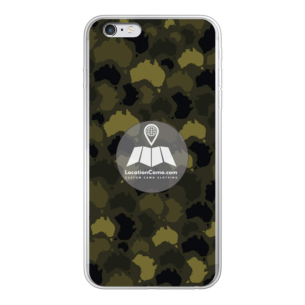 Australia Forest Back Printed Transparent Soft Phone Case - Custom Camo Clothing - [new_brand] - [camo] - [camoflage] - [apparel] - [location] - [new_brand] - [custom] - [clothing]