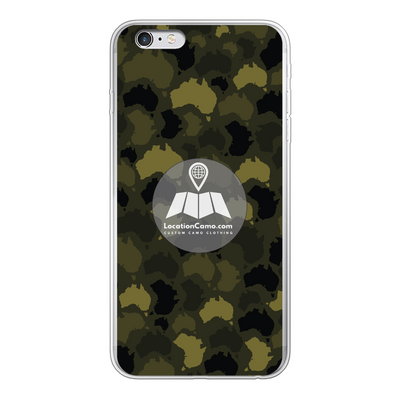 Australia Forest Back Printed Transparent Soft Phone Case - Custom Camo Clothing - [new_brand] - [camo] - [camoflage] - [apparel] - [location] - [new_brand] - [custom] - [clothing]