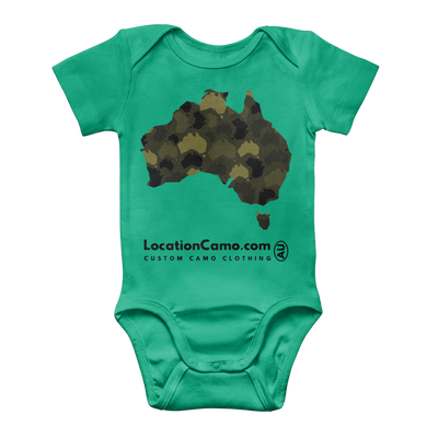 Australia Forest Classic Baby Onesie Bodysuit - Custom Camo Clothing - [new_brand] - [camo] - [camoflage] - [apparel] - [location] - [new_brand] - [custom] - [clothing]