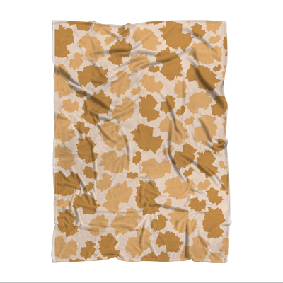 Germany Desert Sublimation Throw Blanket - LocationCamo.com