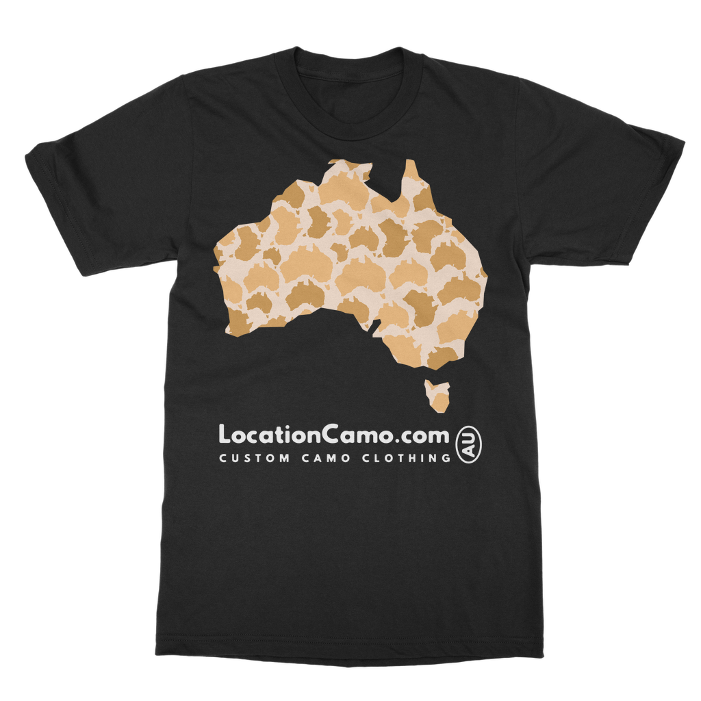 Australia Desert Classic Heavy Cotton Adult T-Shirt - Custom Camo Clothing - [new_brand] - [camo] - [camoflage] - [apparel] - [location] - [new_brand] - [custom] - [clothing]