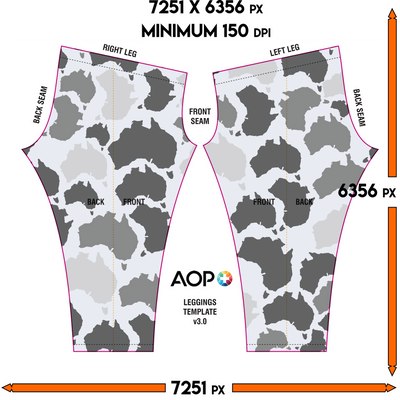 Australia Arctic Leggings | Women's Leggings | Custom Camo Clothing