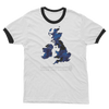 UK Midnight Adult Ringer T-Shirt - Custom Camo Clothing - [new_brand] - [camo] - [camoflage] - [apparel] - [location] - [new_brand] - [custom] - [clothing]