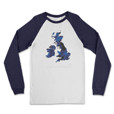 UK Midnight Classic Raglan Long Sleeve Shirt - Custom Camo Clothing - [new_brand] - [camo] - [camoflage] - [apparel] - [location] - [new_brand] - [custom] - [clothing]