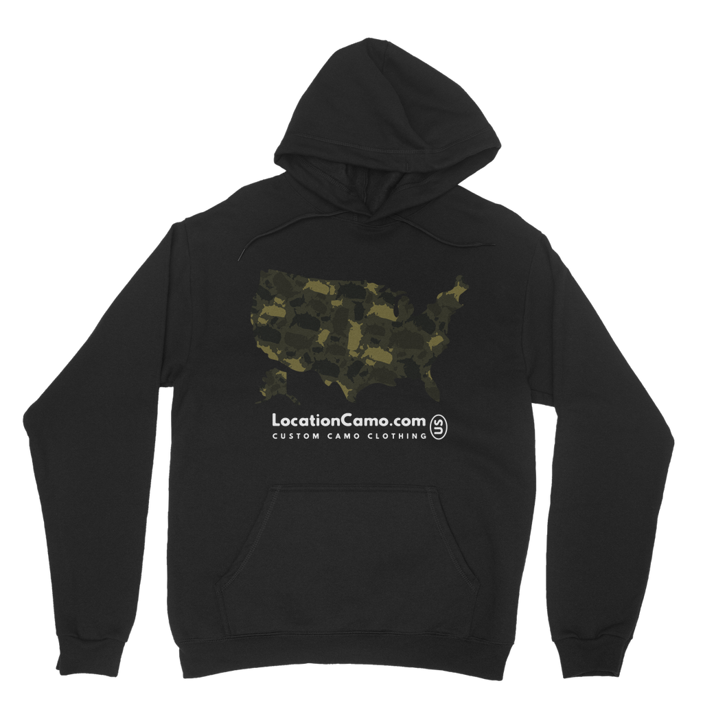 USA Forest Classic Adult Hoodie - LocationCamo.com