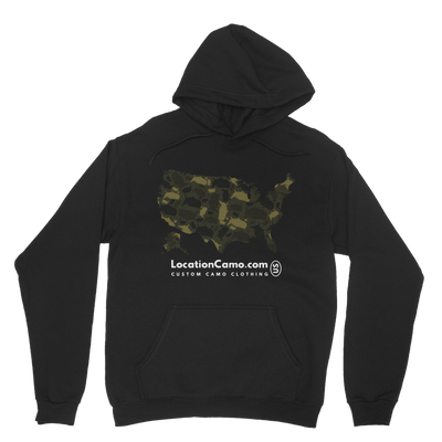 USA Forest Classic Adult Hoodie - LocationCamo.com