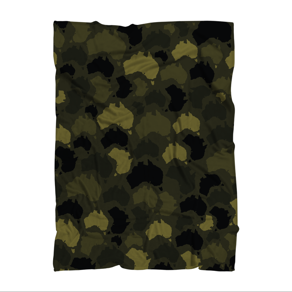 Australia Forest Sublimation Throw Blanket - Custom Camo Clothing - [new_brand] - [camo] - [camoflage] - [apparel] - [location] - [new_brand] - [custom] - [clothing]