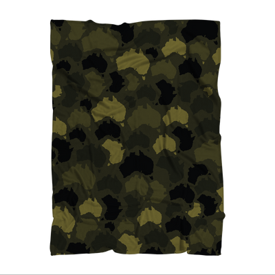 Australia Forest Sublimation Throw Blanket - Custom Camo Clothing - [new_brand] - [camo] - [camoflage] - [apparel] - [location] - [new_brand] - [custom] - [clothing]