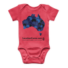 Australia Midnight Classic Baby Onesie Bodysuit - Custom Camo Clothing - [new_brand] - [camo] - [camoflage] - [apparel] - [location] - [new_brand] - [custom] - [clothing]