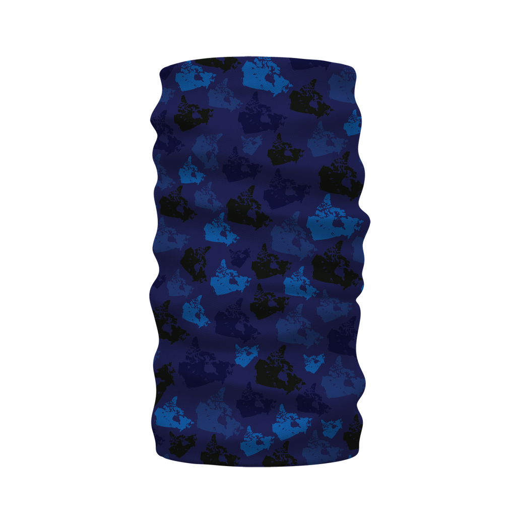 Canada Midnight Sublimation Neck Warmer Morf Scarf - Custom Camo Clothing - [new_brand] - [camo] - [camoflage] - [apparel] - [location] - [new_brand] - [custom] - [clothing]