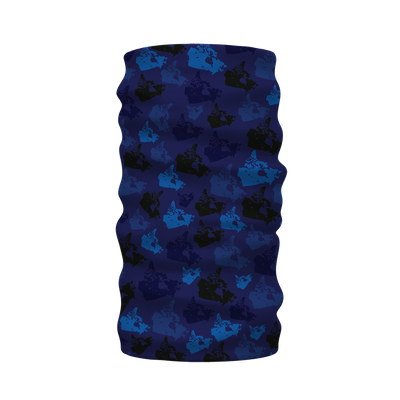 Canada Midnight Sublimation Neck Warmer Morf Scarf - Custom Camo Clothing - [new_brand] - [camo] - [camoflage] - [apparel] - [location] - [new_brand] - [custom] - [clothing]