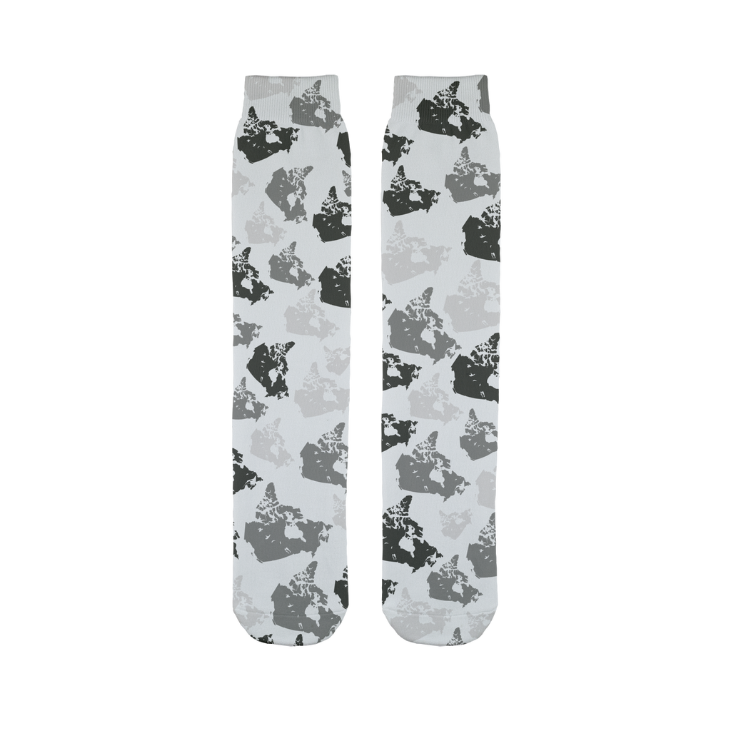 Canada Arctic Sublimation Tube Sock - Custom Camo Clothing - [new_brand] - [camo] - [camoflage] - [apparel] - [location] - [new_brand] - [custom] - [clothing]