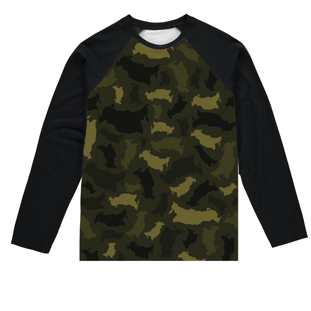 Russia Forest Sublimation Baseball Long Sleeve T-Shirt - LocationCamo.com