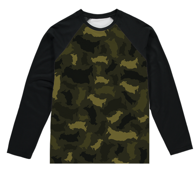 Russia Forest Sublimation Baseball Long Sleeve T-Shirt - LocationCamo.com