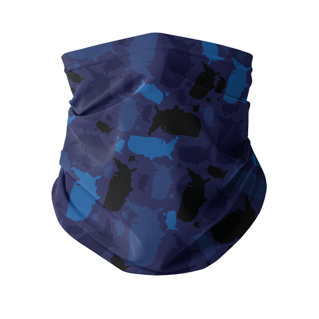 USA Midnight Sublimation Neck Gaiter - LocationCamo.com