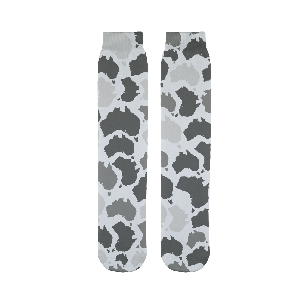 Australia Arctic Sublimation Tube Sock - Custom Camo Clothing - [new_brand] - [camo] - [camoflage] - [apparel] - [location] - [new_brand] - [custom] - [clothing]