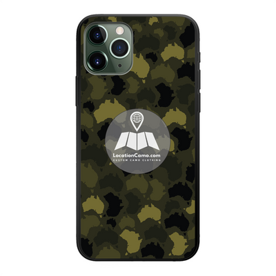 Australia Forest Back Printed Black Soft Phone Case - Custom Camo Clothing - [new_brand] - [camo] - [camoflage] - [apparel] - [location] - [new_brand] - [custom] - [clothing]