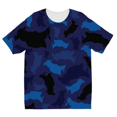 Russia Midnight Sublimation Kids T-Shirt - LocationCamo.com