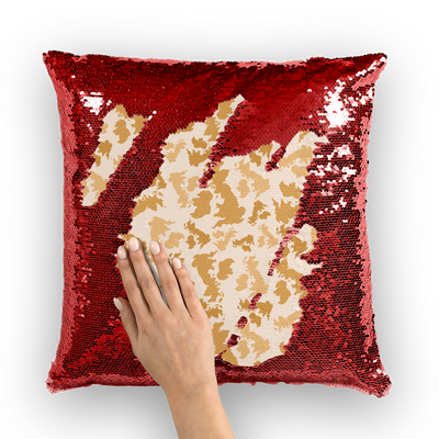 UK Desert Sequin Cushion Cover - Custom Camo Clothing - [new_brand] - [camo] - [camoflage] - [apparel] - [location] - [new_brand] - [custom] - [clothing]