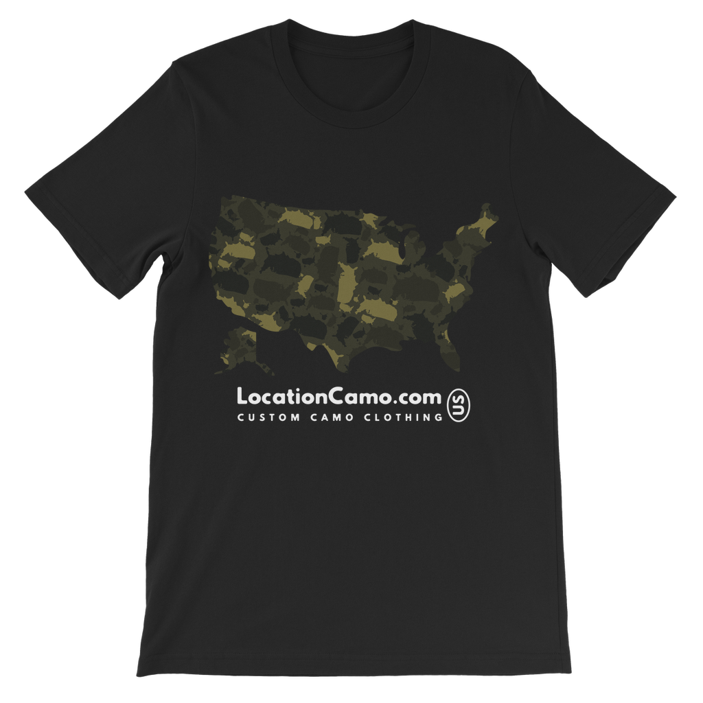 USA Forest Premium Kids T-Shirt - LocationCamo.com