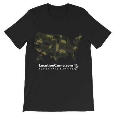 USA Forest Premium Kids T-Shirt - LocationCamo.com