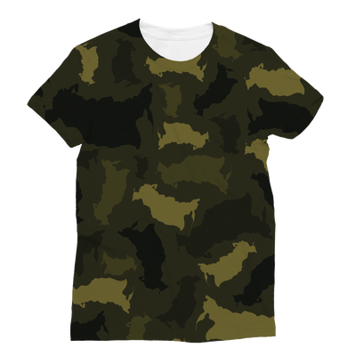 Russia Forest Classic Sublimation Women's T-Shirt - LocationCamo.com