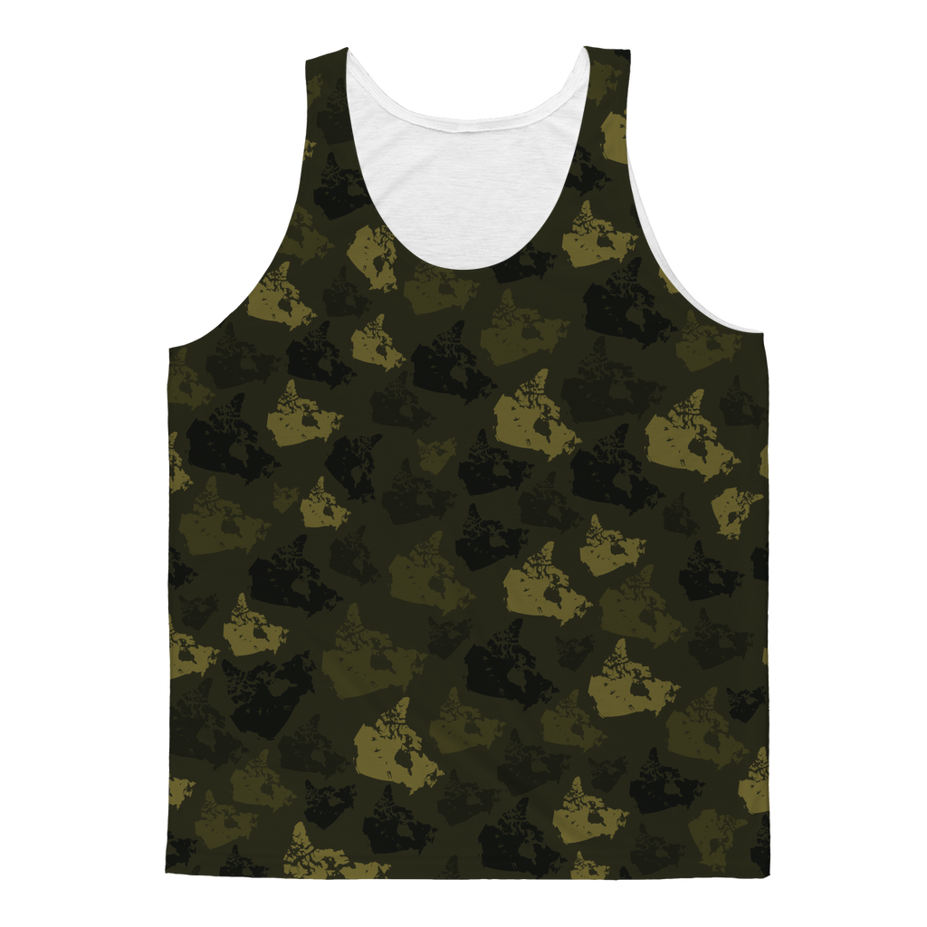 Canada Forest Classic Sublimation Adult Tank Top - Custom Camo Clothing - [new_brand] - [camo] - [camoflage] - [apparel] - [location] - [new_brand] - [custom] - [clothing]