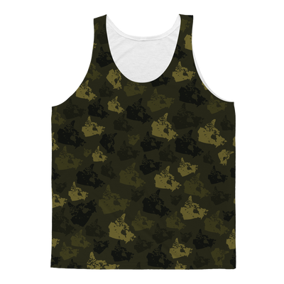 Canada Forest Classic Sublimation Adult Tank Top - Custom Camo Clothing - [new_brand] - [camo] - [camoflage] - [apparel] - [location] - [new_brand] - [custom] - [clothing]