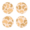 Australia Desert Sublimation Coasters Pack of Four - Custom Camo Clothing - [new_brand] - [camo] - [camoflage] - [apparel] - [location] - [new_brand] - [custom] - [clothing]