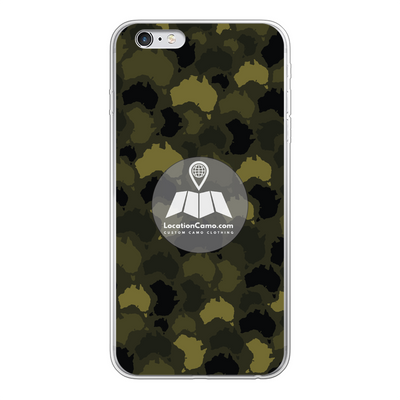 Australia Forest Back Printed Transparent Soft Phone Case - Custom Camo Clothing - [new_brand] - [camo] - [camoflage] - [apparel] - [location] - [new_brand] - [custom] - [clothing]