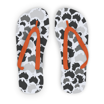 Arctic Adult Flip Flops | Custom Flip Flops | Custom Camo Clothing