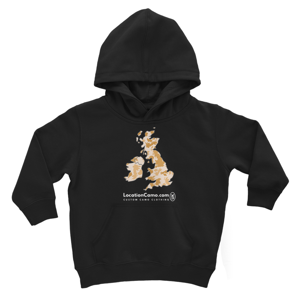 UK Desert Classic Kids Hoodie - Custom Camo Clothing - [new_brand] - [camo] - [camoflage] - [apparel] - [location] - [new_brand] - [custom] - [clothing]