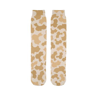 China Desert Sublimation Tube Sock - LocationCamo.com - [new_brand] - [camo] - [camoflage] - [apparel] - [location] - [new_brand] - [custom] - [clothing]