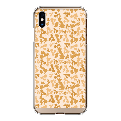 UK Desert Back Printed Transparent Hard Phone Case - Custom Camo Clothing - [new_brand] - [camo] - [camoflage] - [apparel] - [location] - [new_brand] - [custom] - [clothing]