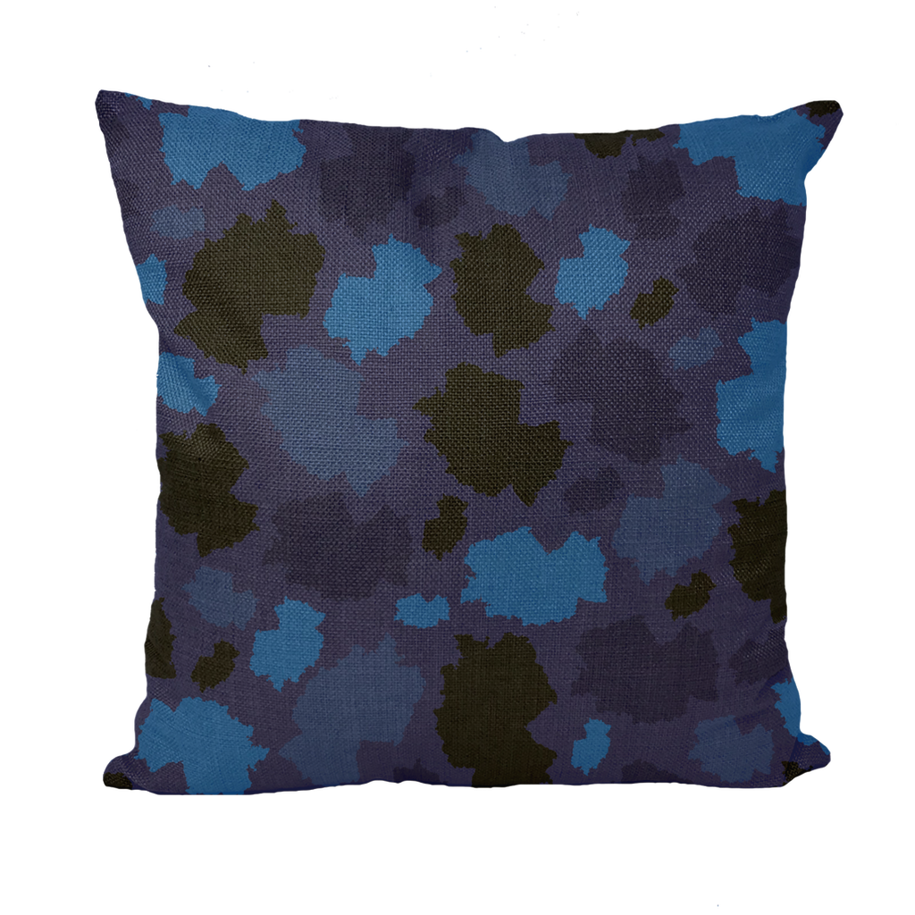 Germany Midnight Throw Pillow with Insert - LocationCamo.com