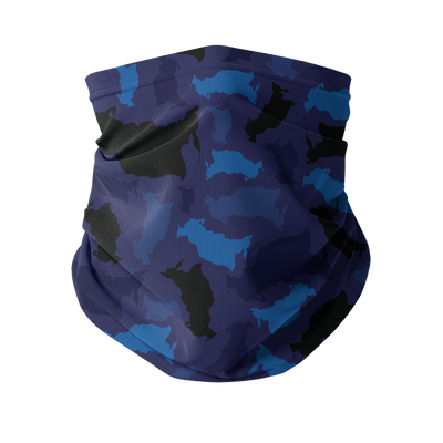 Russia Midnight Sublimation Neck Gaiter - LocationCamo.com