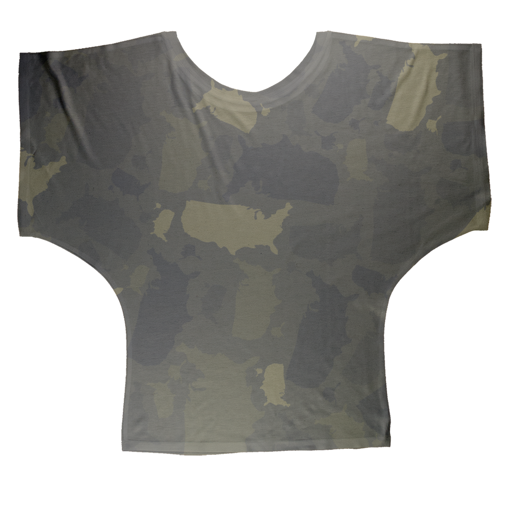 USA Forest Sublimation Batwing Top - LocationCamo.com