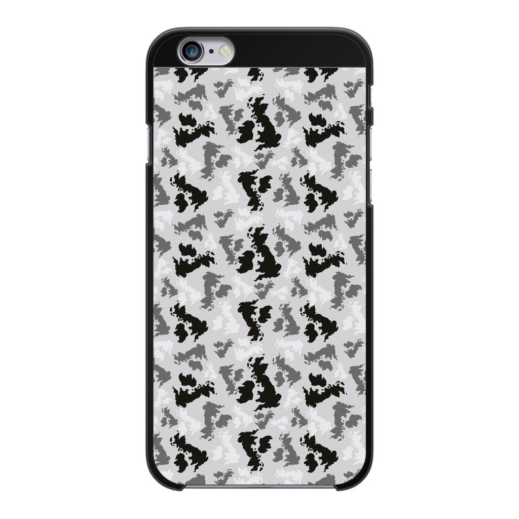 UK Arctic Back Printed Black Hard Phone Case - Custom Camo Clothing - [new_brand] - [camo] - [camoflage] - [apparel] - [location] - [new_brand] - [custom] - [clothing]