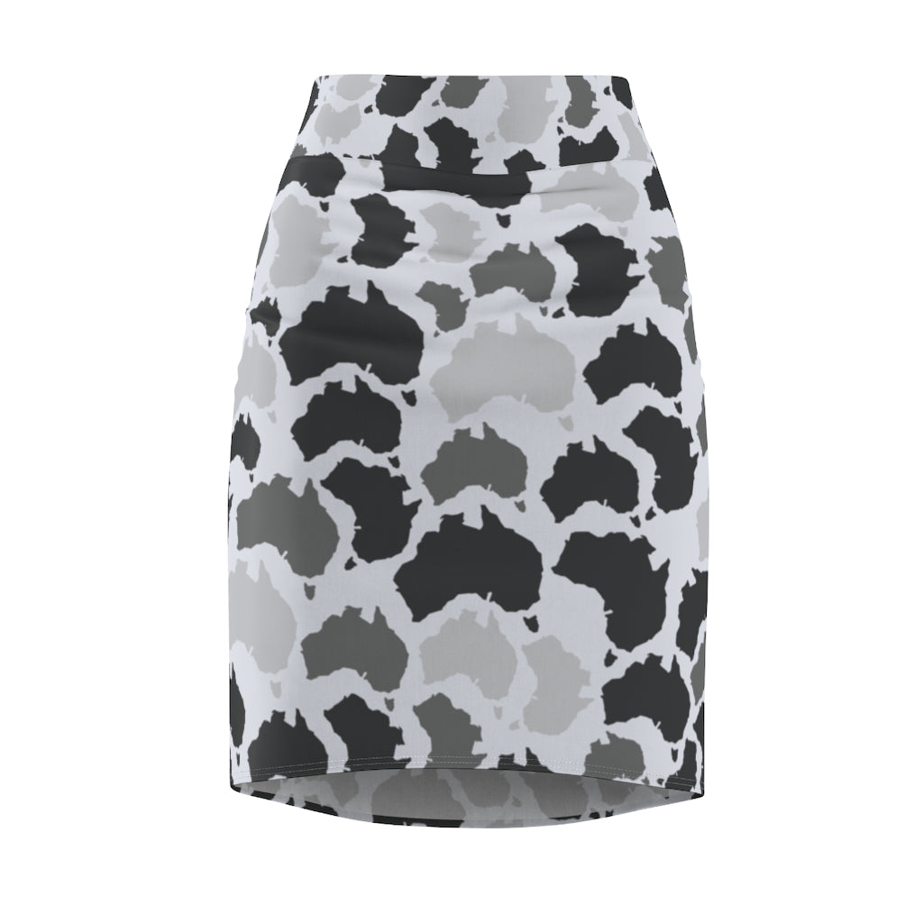 Australia Arctic Women's Pencil Skirt - Custom Camo Clothing - [new_brand] - [camo] - [camoflage] - [apparel] - [location] - [new_brand] - [custom] - [clothing]