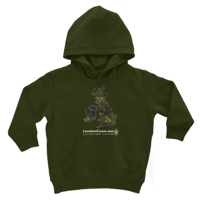 UK Forest Classic Kids Hoodie - Custom Camo Clothing - [new_brand] - [camo] - [camoflage] - [apparel] - [location] - [new_brand] - [custom] - [clothing]