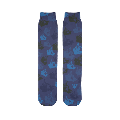 Canada Midnight Sublimation Tube Sock - Custom Camo Clothing - [new_brand] - [camo] - [camoflage] - [apparel] - [location] - [new_brand] - [custom] - [clothing]