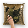 Germany Forest Sequin Cushion Cover - LocationCamo.com