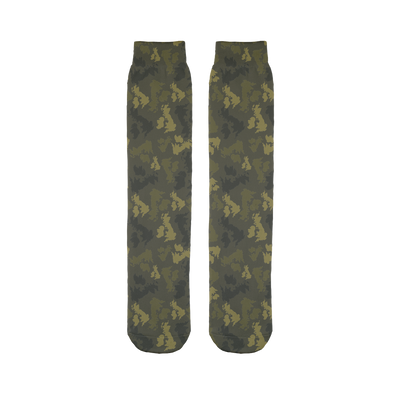 UK Forest Sublimation Tube Sock - Custom Camo Clothing - [new_brand] - [camo] - [camoflage] - [apparel] - [location] - [new_brand] - [custom] - [clothing]