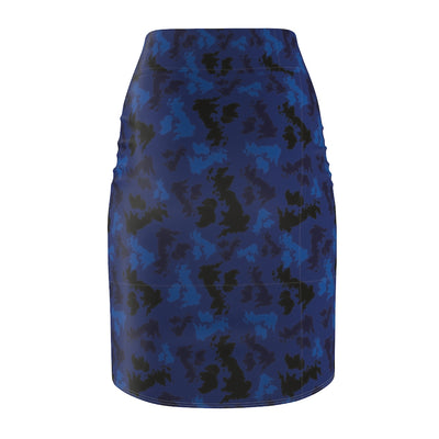 UK Midnight Women's Pencil Skirt - Custom Camo Clothing - [new_brand] - [camo] - [camoflage] - [apparel] - [location] - [new_brand] - [custom] - [clothing]