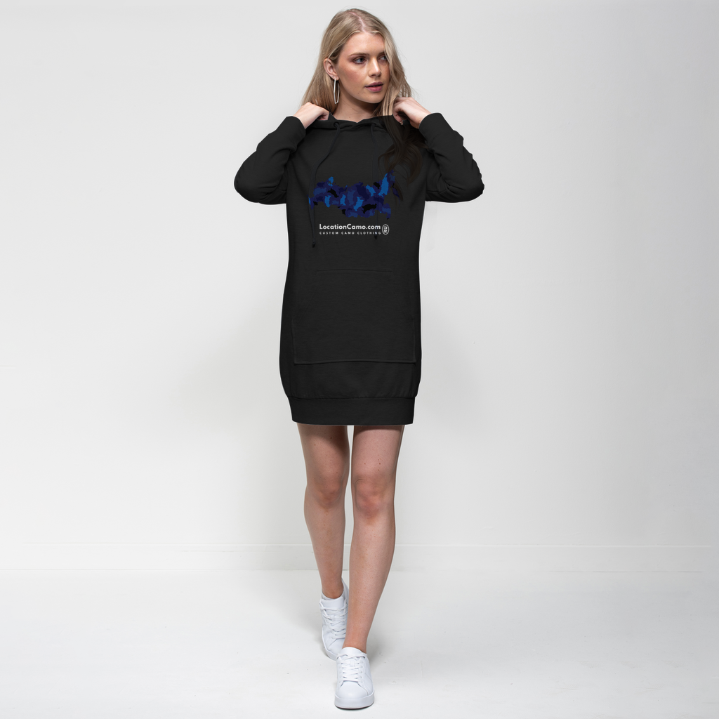 Russia Midnight Premium Adult Hoodie Dress - LocationCamo.com