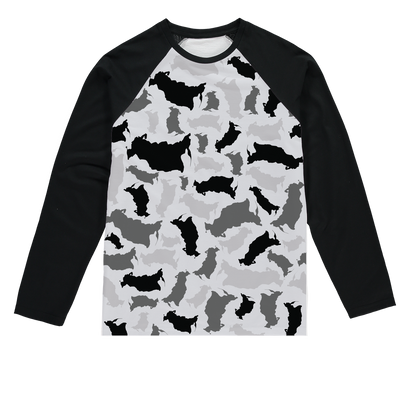 Russia Arctic Sublimation Baseball Long Sleeve T-Shirt - LocationCamo.com