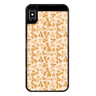 UK Desert Back Printed Black Hard Phone Case - Custom Camo Clothing - [new_brand] - [camo] - [camoflage] - [apparel] - [location] - [new_brand] - [custom] - [clothing]