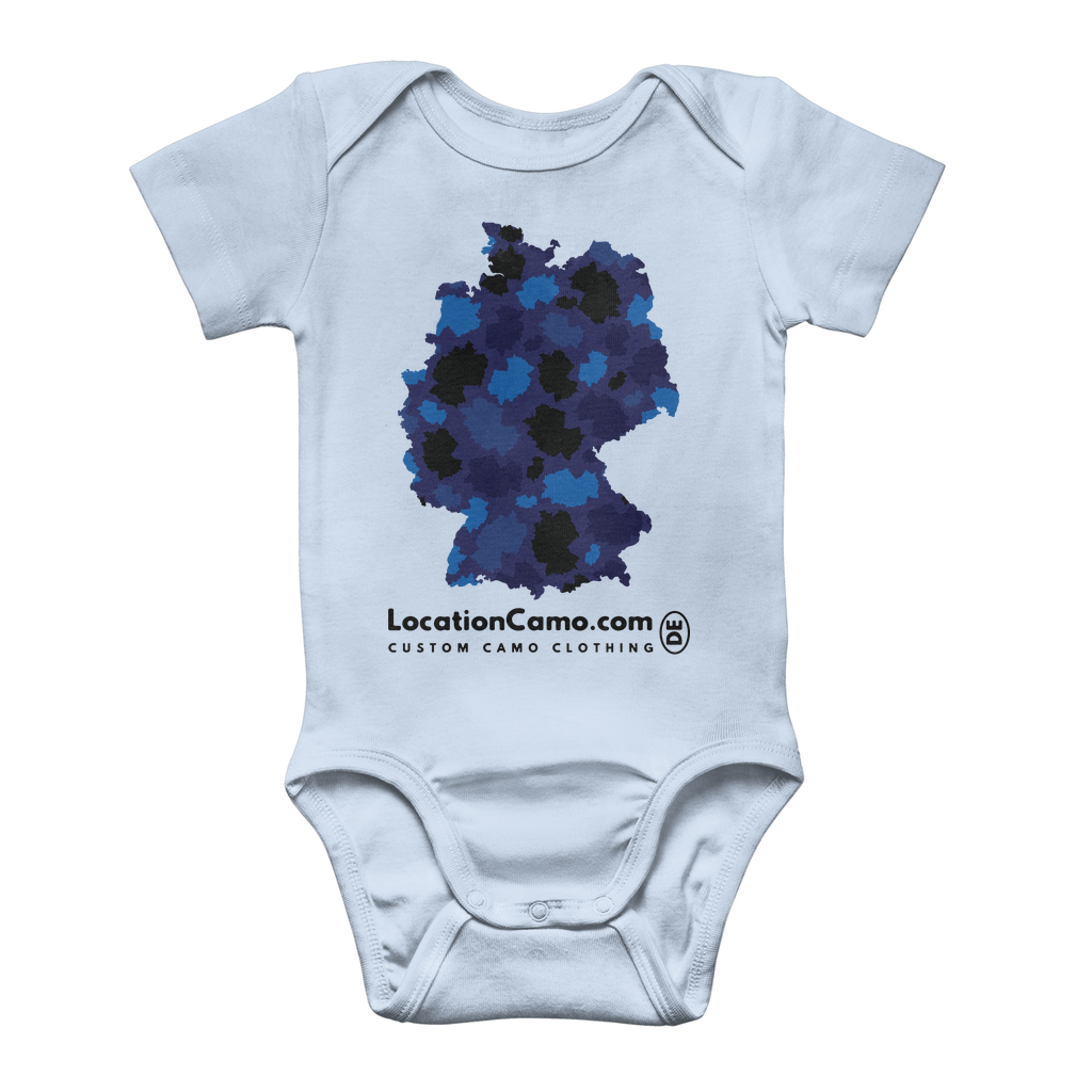 Germany Midnight Classic Baby Onesie Bodysuit - LocationCamo.com